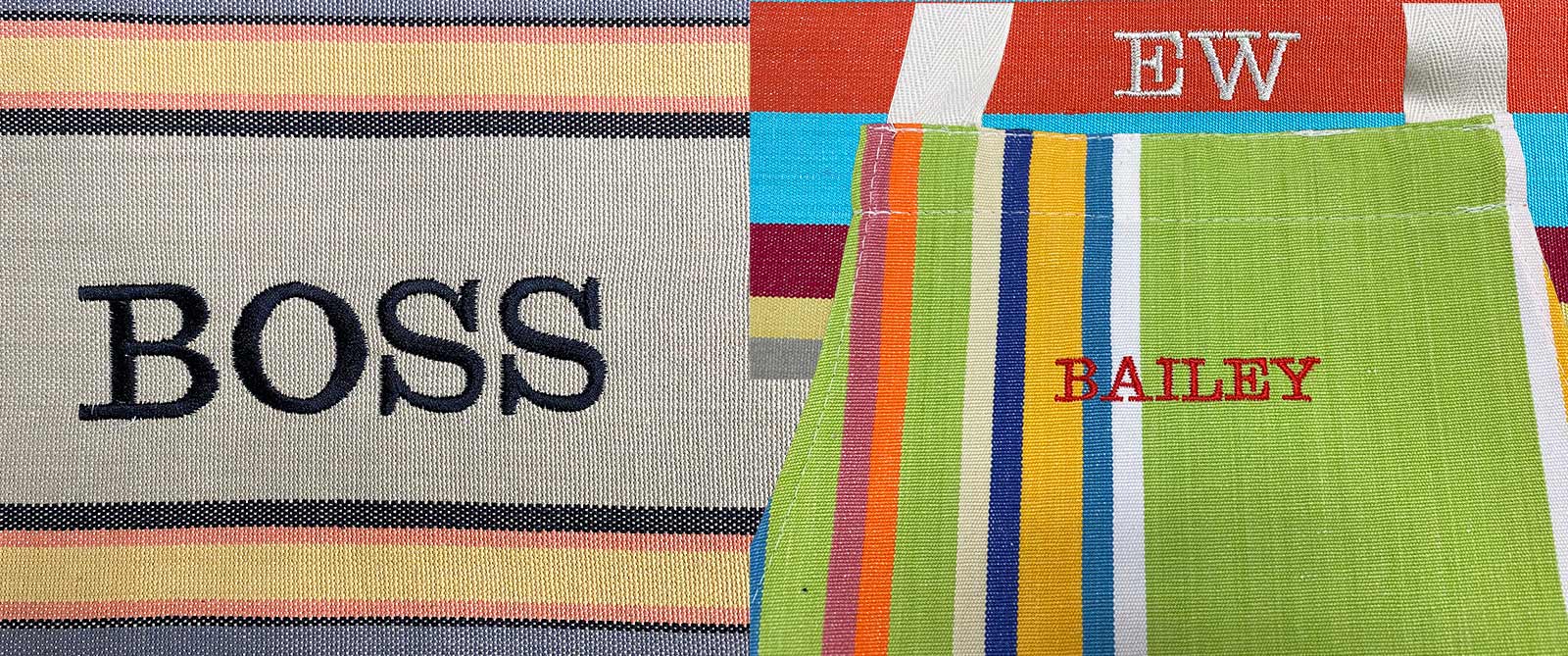 Personalise Stripes Company products