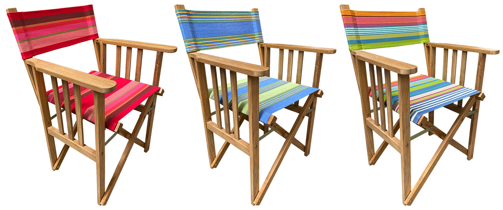 Teak Directors Chairs The Stripes Company UK