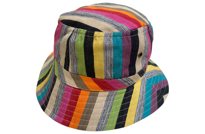 Multi Stripe Bucket Hats Stripe Sun Hat Large Size The Stripes Company UK