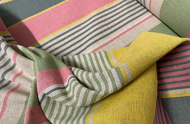 Linen Striped Fabric AT-22-466
