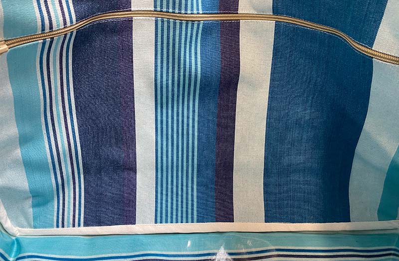 Teal, Aquamarine, French Navy Extra Large Beach Bags | The Stripes ...