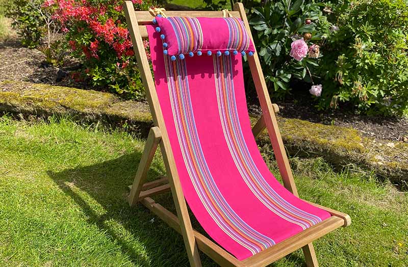 Colourful deck chairs sale