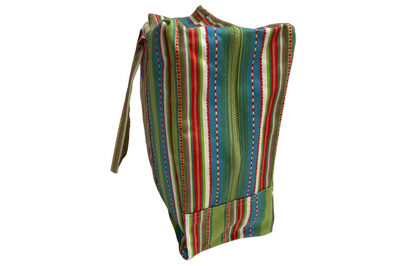 Pretty Green Stripe Soft Case Travel Bags | The Stripes Company UK