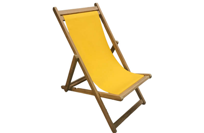 yellow deck chair